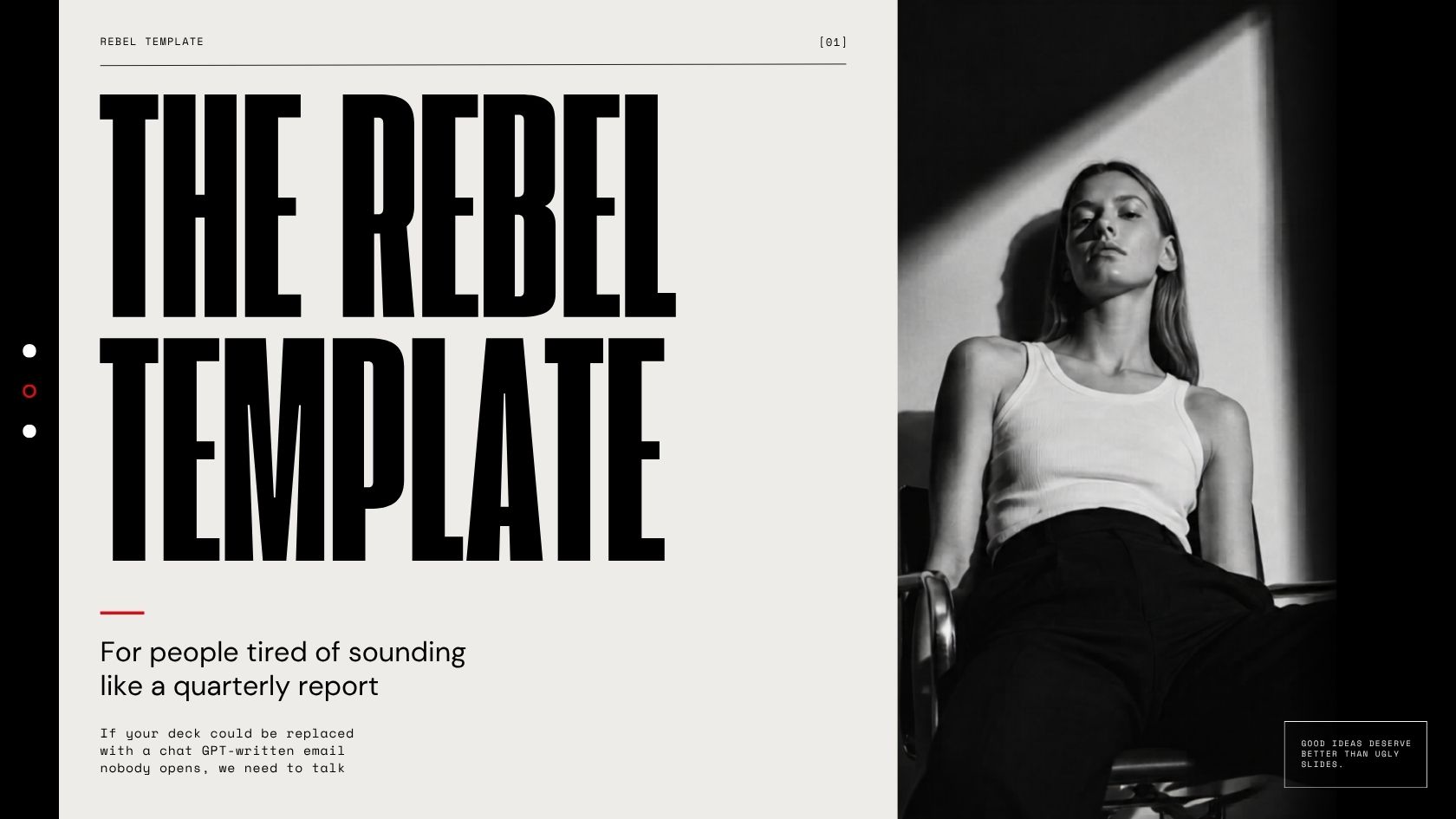Rebel Template slide 01